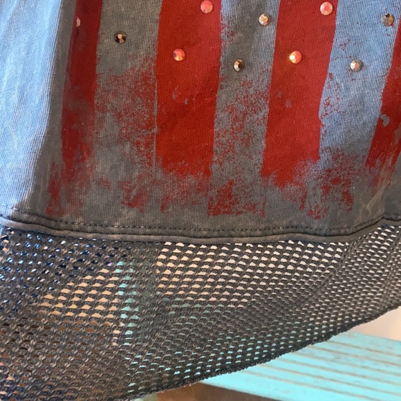 🇺🇸❤️Rhinestone Flag Tank❤️ 🇺🇸 - Picture 5 of 8